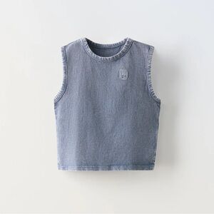 Zara Boys Washed Effect Tank